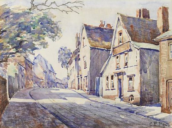 Bury St Edmunds Oil Painting by Cyril Edward Power