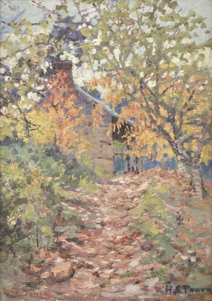 Cottage In The Dandenongs Oil Painting by Harold Septimus Power