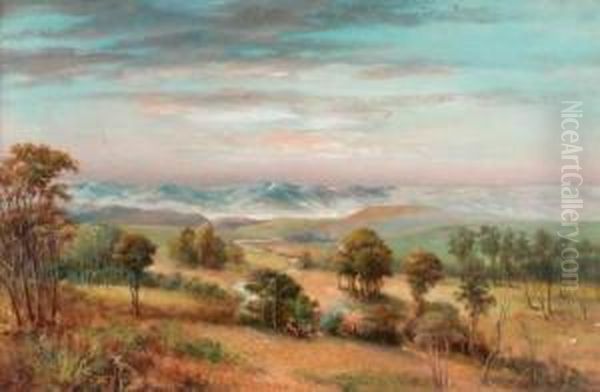 landscape, Gippsland Oil Painting by Peter Power