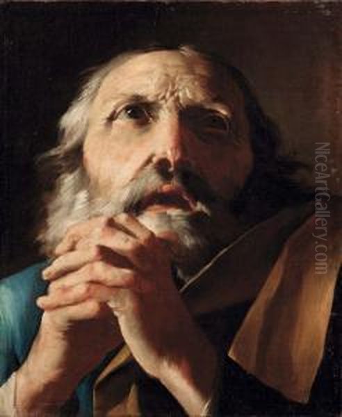 Pentimento Di San Pietro Oil Painting by Andrea Pozzo