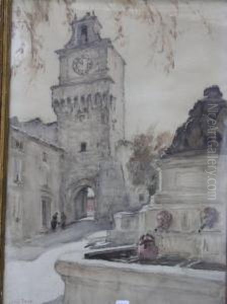 Le Beffroi Oil Painting by Loys Prat