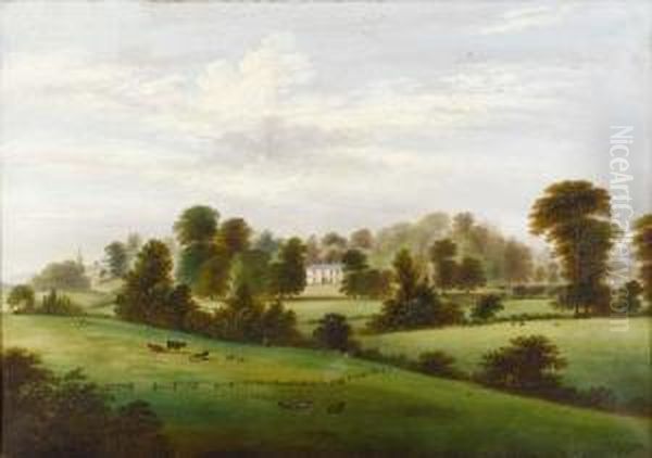 Plantation Oil Painting by Henry Cheever(s) Pratt