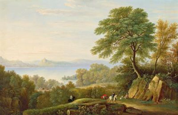 Englische Landschaft Mit Dem Lake Windermere In Der Grafschaft Cumbria Oil Painting by Hilton L. Pratt