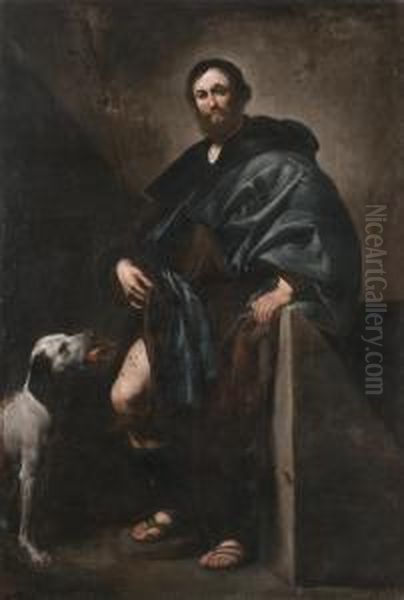 St. Roch Oil Painting by Gregorio Preti