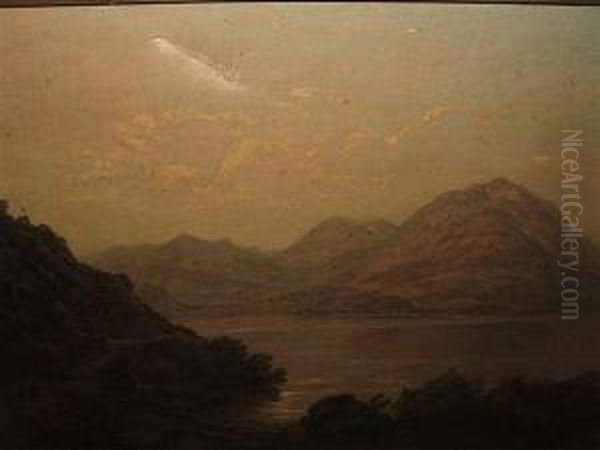 Lake Lugano Oil Painting by Edward Price