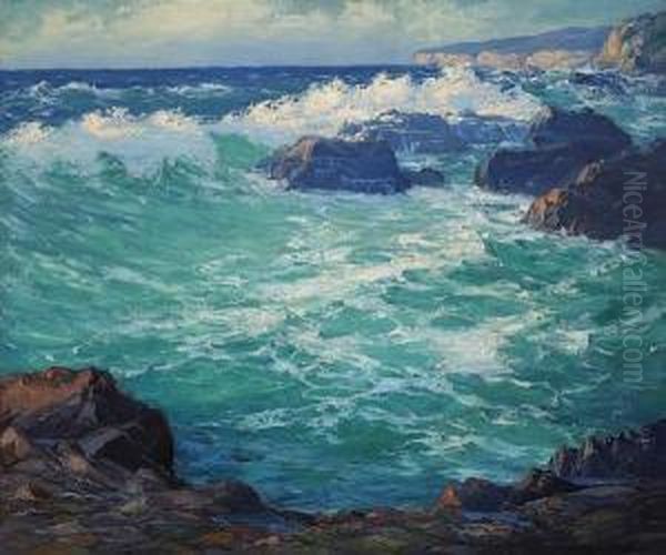 Restless Sea Oil Painting by William Henry Price