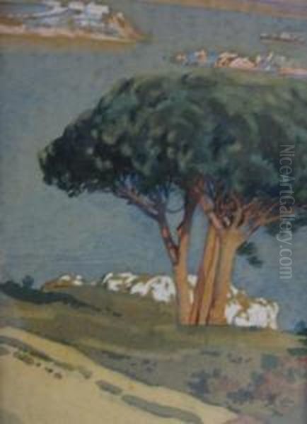 Santander October Oil Painting by Alfred Priest