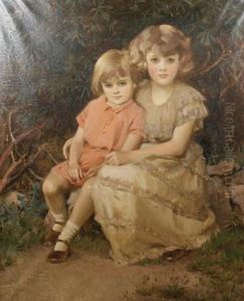 Sisters Oil Painting by Alfred Priest