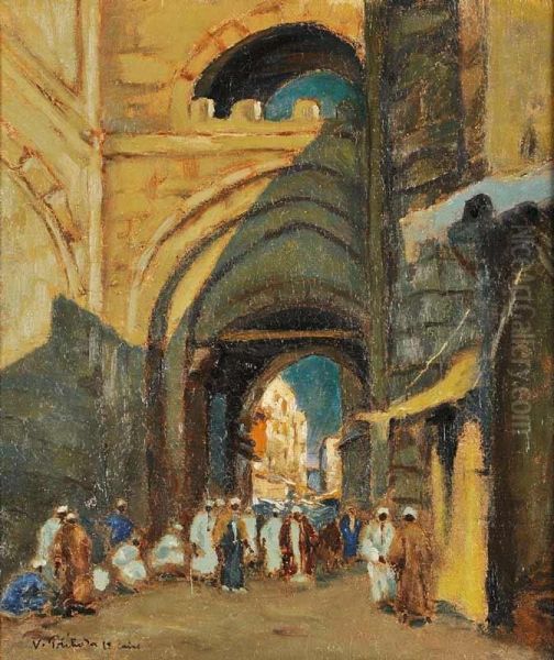 Cairo Oil Painting by Vaclav Prihoda