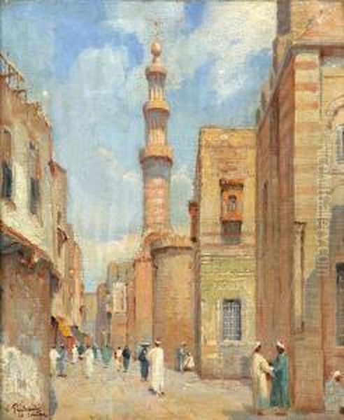 Cairo Oil Painting by Vaclav Prihoda