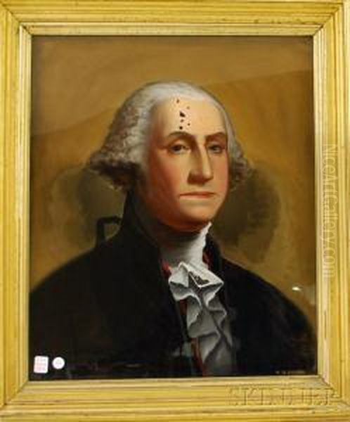 Portrait Of George Washington. Oil Painting by William Matthew Prior