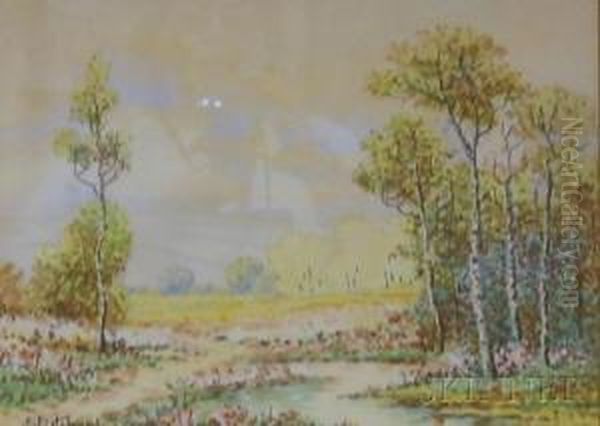 Landscape Oil Painting by Edward Pritchard