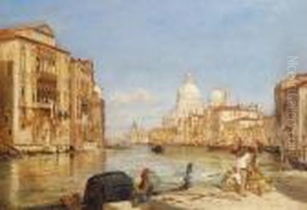 The Grand Canal, Venice Oil Painting by Edward Pritchett