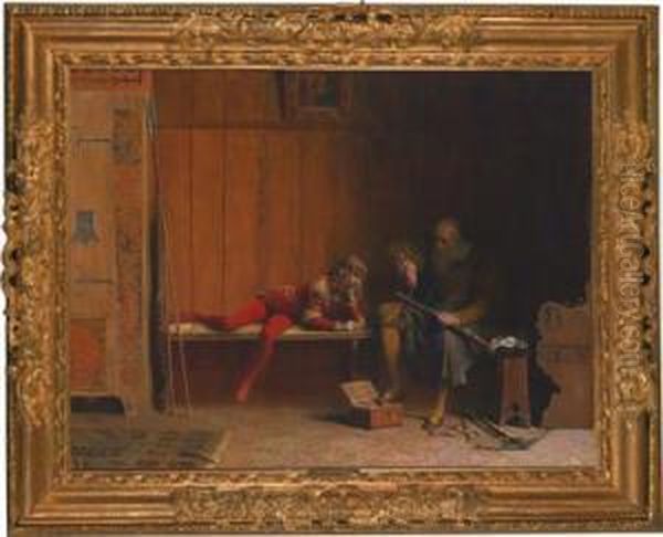 Die Armbrust Oil Painting by Georg Balthasar Probst