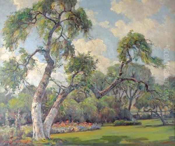 San Jacinto Oil Painting by Thorwald Probst