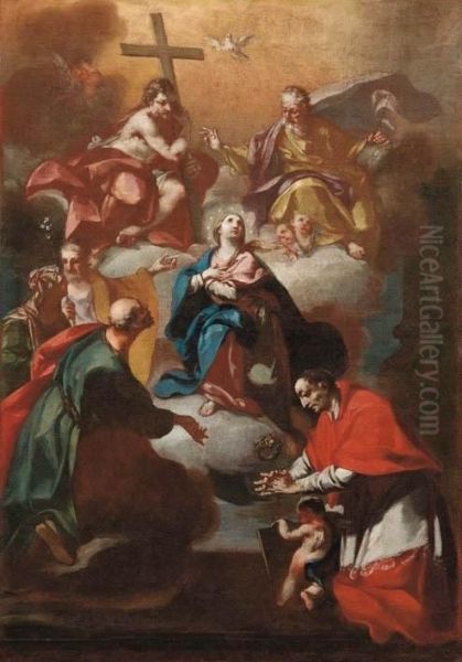 Incoronazione Della Vergine Oil Painting by Andrea Procaccini