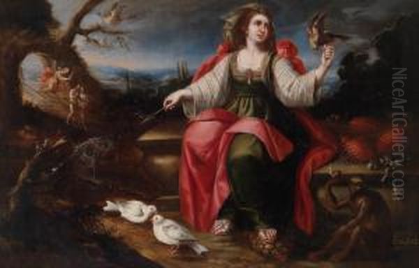 Allegoria Del Tatto Oil Painting by Carlo Antonio Procaccini