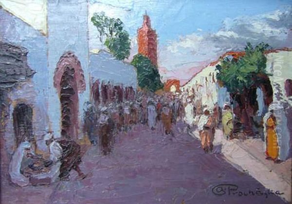 Marrakech. Oil Painting by Emil Prochazka