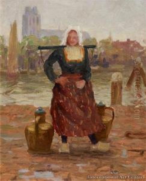 The Water Carrier Oil Painting by Robert Field Proctor