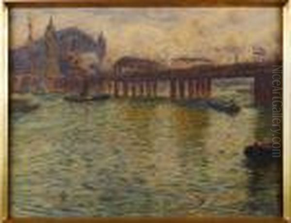 Paris Oil Painting by Gaston Prunier