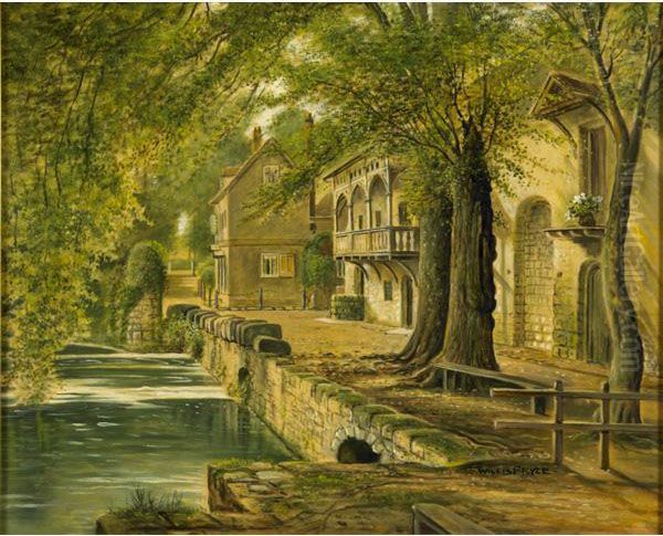 Guys Cliffe Mills Oil Painting by George Willis Pryce