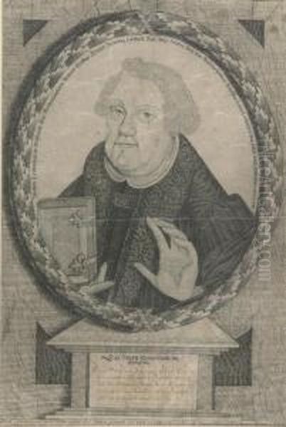 Bildnis Von Dr. Martin Luther. Oil Painting by Johann Michael Puchler