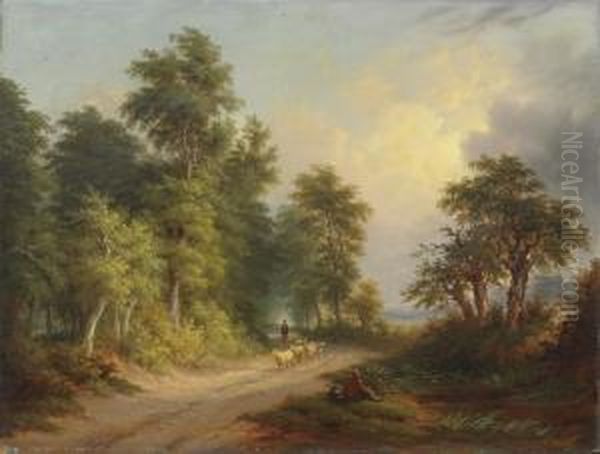 Homeward Oil Painting by John Anthony Puller