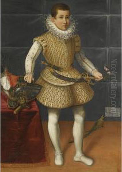 Portrait Of A Young Nobleman Of The Colonna Family Oil Painting by Scipione Pulzone