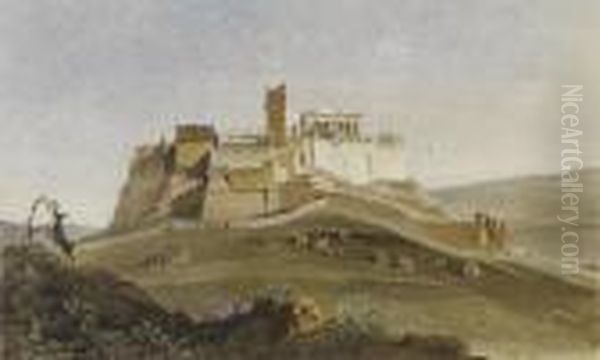 The Acropolis, Athens Oil Painting by William Purser