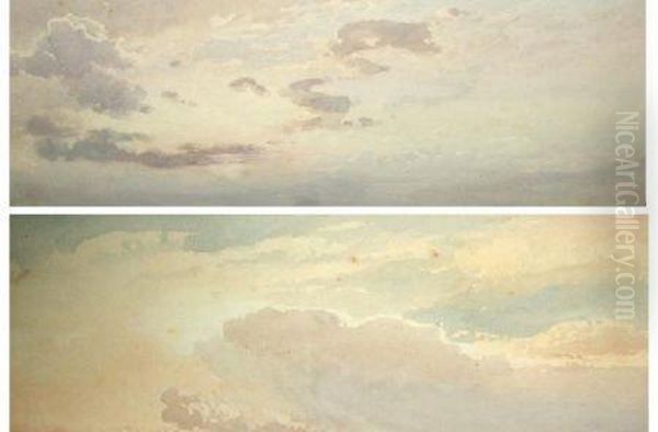 Cloud Studies Oil Painting by Thomas Pyne