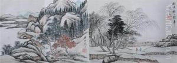 Collection Of Landscapes by Wu Qinmu