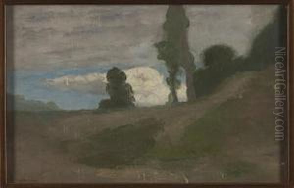 Paesaggio Oil Painting by Giovanni Battista Quadrone