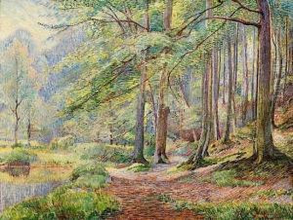 Lisiere De La Foret De Soignes by Henry Quantin