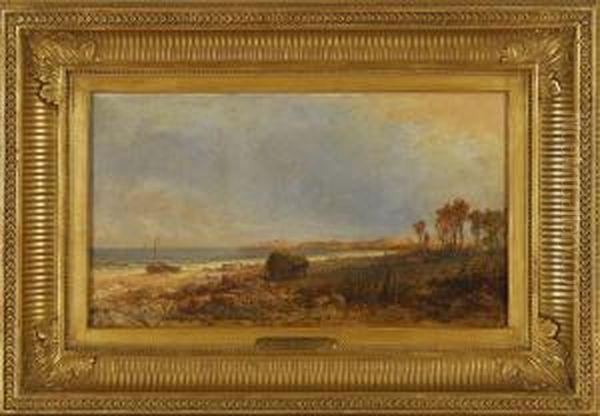 The Beach Near Cohasset Oil Painting by Arthur Quartley