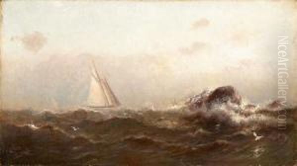 Morning Off Marblehead Oil Painting by Arthur Quartley