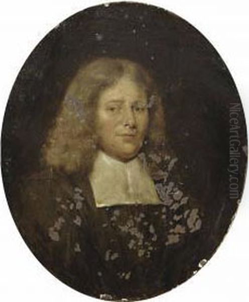 Portrait Of A Gentleman Oil Painting by Jan Maurits Quinkhard