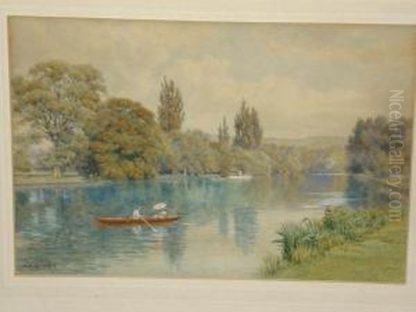 Huxley Reach Oil Painting by Alfred Robert Quinton