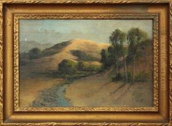 Marin Hills Oil Painting by Thomas Henry Rabjohn