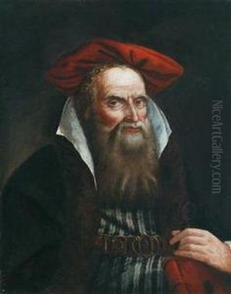 Portrat Eines Alten Orientalen Oil Painting by Giovanni Raggi