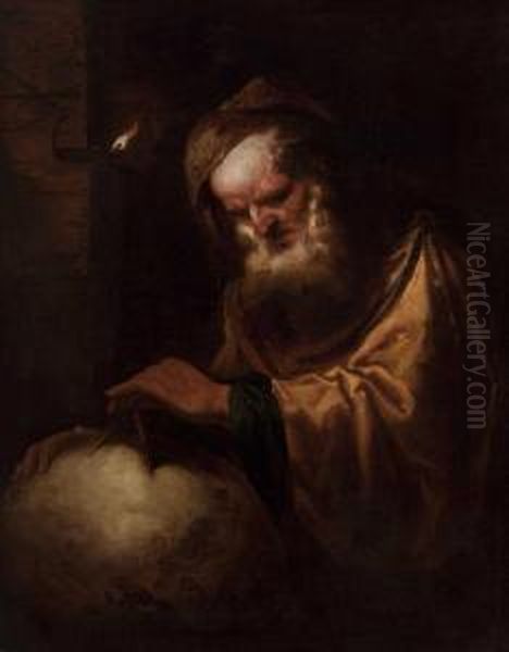 Astronomo Oil Painting by Pietro Paolo Raggi