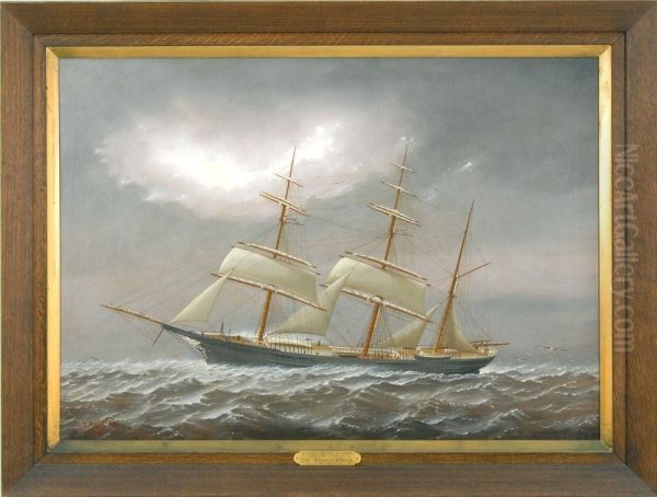 Portrait Of The American Bark Oil Painting by Charles Sidney Raleigh