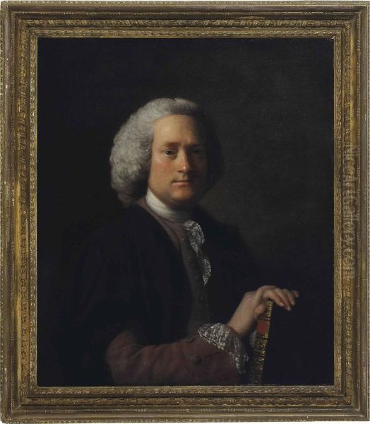 Portrait Of Gentleman Oil Painting by Allan Ramsay