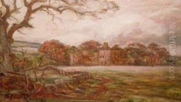 Edgell Castle Angus Oil Painting by Allan Ii Ramsay