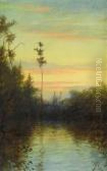 Twilight Oil Painting by Milne Ramsey