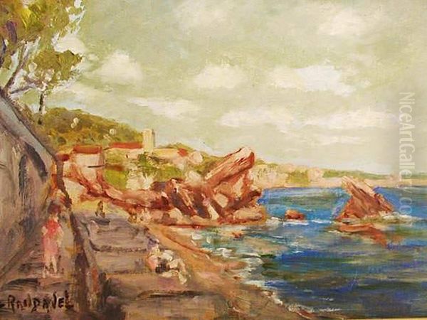 Bordde Mer Anime Oil Painting by Louis Randavel