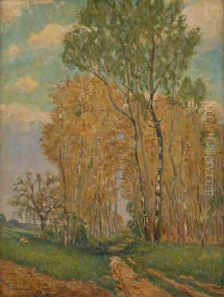 Allee Ensoleillee Oil Painting by Richard Ranft