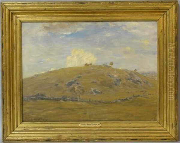 Hill Landscape Oil Painting by Henry Ward Ranger