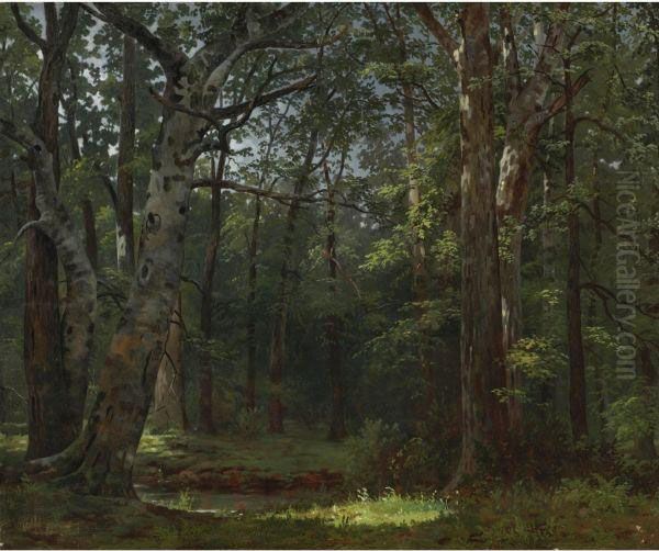 The Buttonwood Grove Oil Painting by William Tylee Ranney