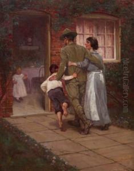 The Homecoming Oil Painting by Fletcher C. Ransom