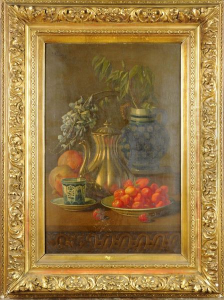 Nature Morte Aux Fruits Oil Painting by Albert Raoux